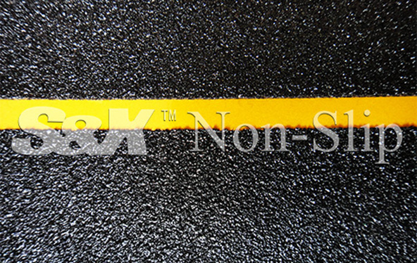 Anti-Slip Tape [PCR-50 Black Surface&yellow reflective stripe]